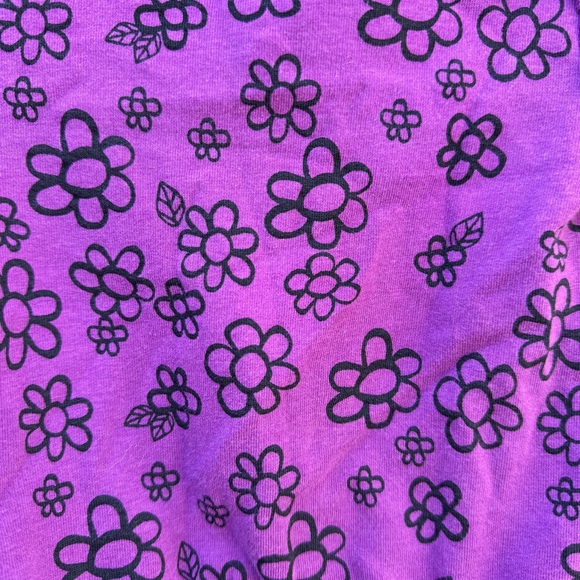 Splendid Floral Fleece Ruffle Dress - Picture 3 of 4